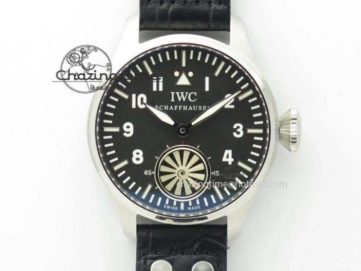 MIROTIME 0428 Breathable Big Pilot “Markus Buhler” IW5003 Turbine Movement V6F Best Edition On Leather Strap A 7334